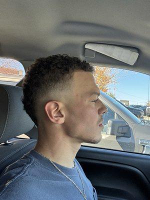 Bald Burst Fade