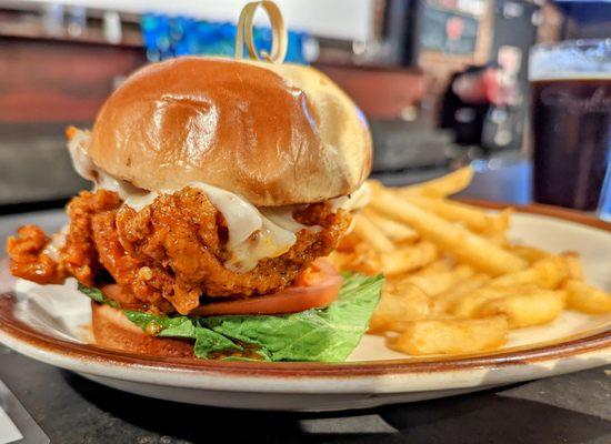 Fried chicken sandwich