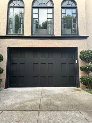 Custom Built Wood Door we installed today in San Francisco