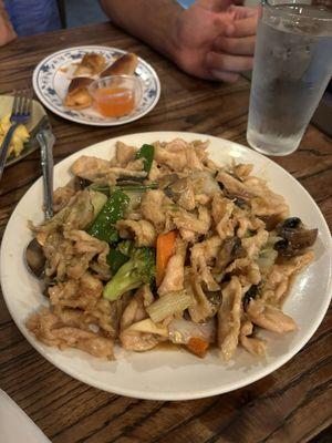 chicken and vegetables