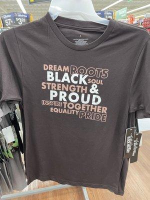 One of the many "meh" black history shirts for black history month.