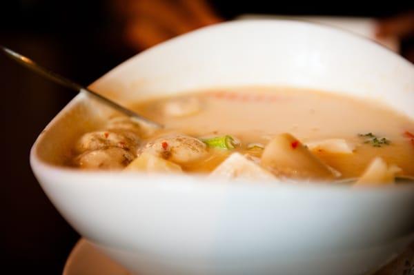 Thai Pumpkin Coconut Soup- sweet and delicious!