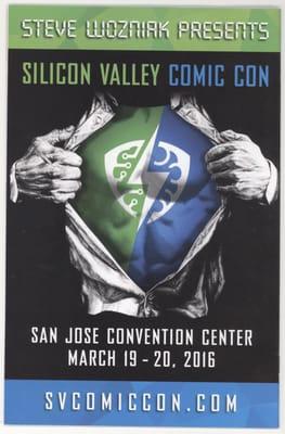 Steve Wozniak's Silicon Valley Comic Con on March 19-20, 2016 was announced at the Big Wow Comic Fest