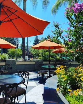 Enjoy views of the Capitol from the Vines patio