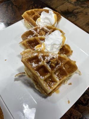 Butterscotch waffle