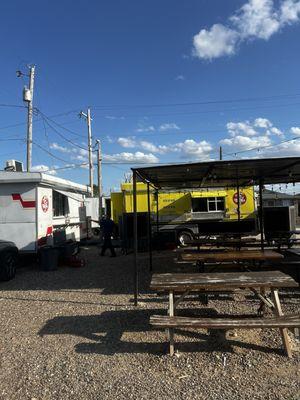 Food Truck Area with ample seating