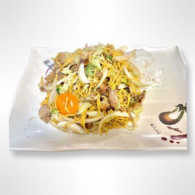 Chicken yakisoba