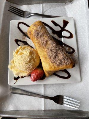 Fried cheesecake