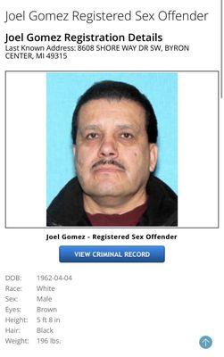 The owner Joel Gomez. keep your kids away!