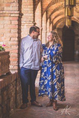 Couples Portrait Session at Castello de Amorosa Winery in Calistoga, CA