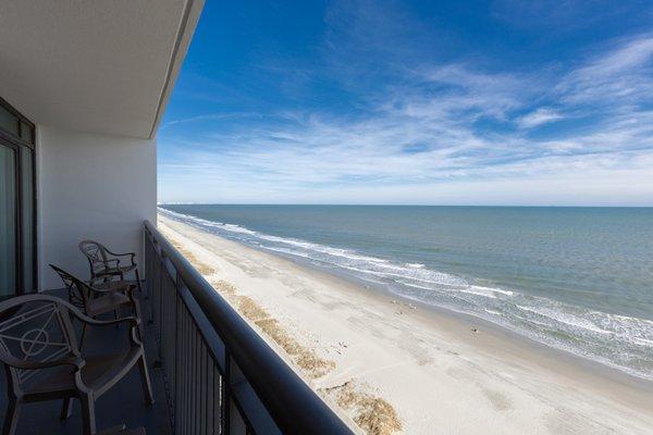 Oceanfront balcony