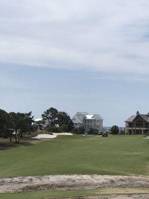 Beautiful course, approach to the first ocean view on 4!