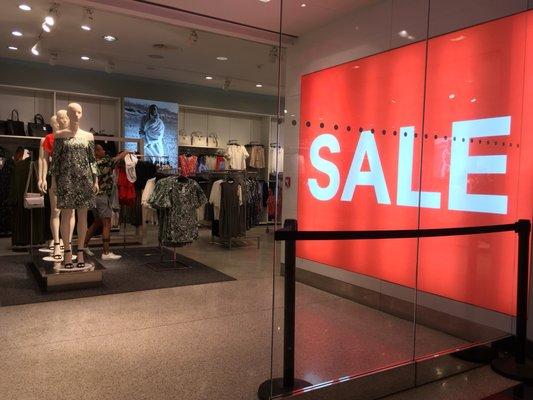 Sale Sign and entrance.