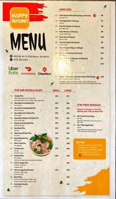 Menu Front