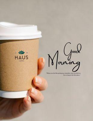 Haus-made latte