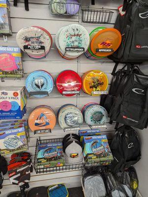 Disc golf section, more my speed since I retired from tennis!