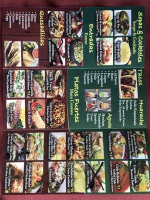 menu from Delicious Latina Mexicanas Haverstraw, ny - Authentic Mexican food