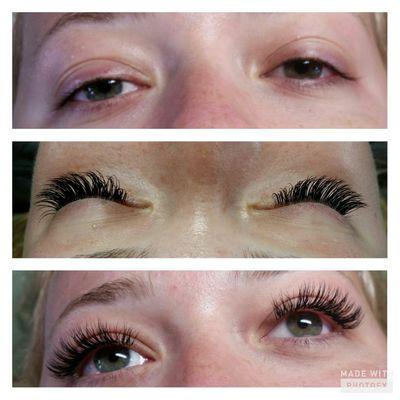 Full set classic eyelash extensions