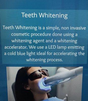 Teeth whitening