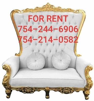 Thrones chairs for rent