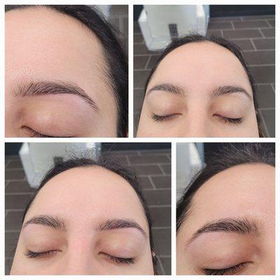 Eyebrow threading