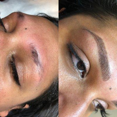 Microblading eyebrows!!!