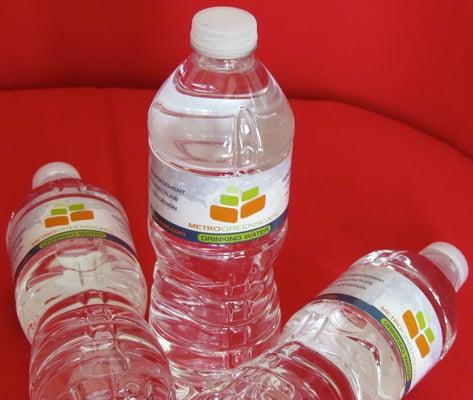 We Print Custom Logoed Water Bottles