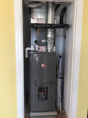 Rheem upflow system C/O