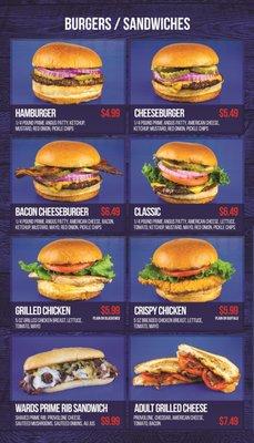 MAR 2021 NEW MENU Express - Burgers & Sandwiches