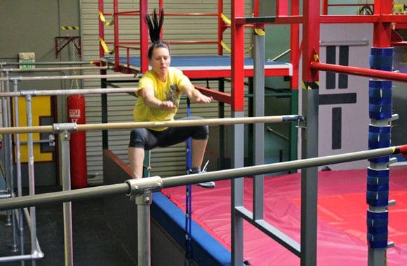 Parkour training for teenagers