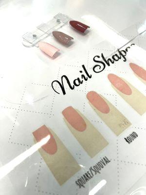 Nail shapes