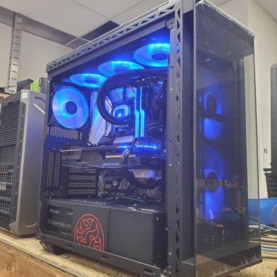 Done and sold... this was a fun build with a good amount of RGB and so dang quiet we could barely hear it when we pushed the graphics card.