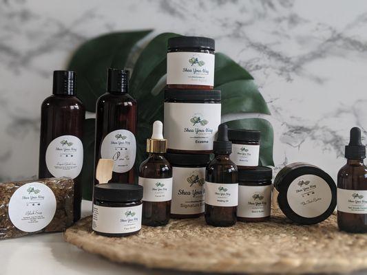 Shea Your Way houseline addressing common skin care concerns from normal  to dry skin, problematic skin, mature skin, and more