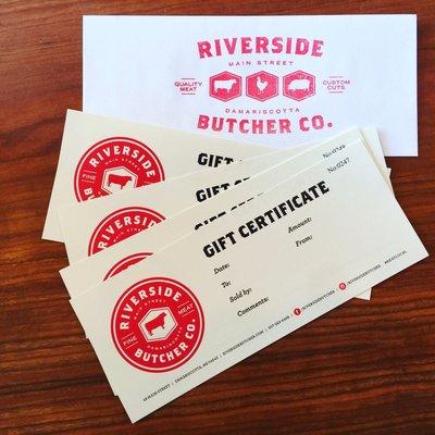 Our gift certificates are always a great gift!