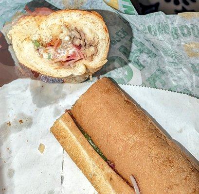 Supposed to be a #3 "Monster" Subway sandwich