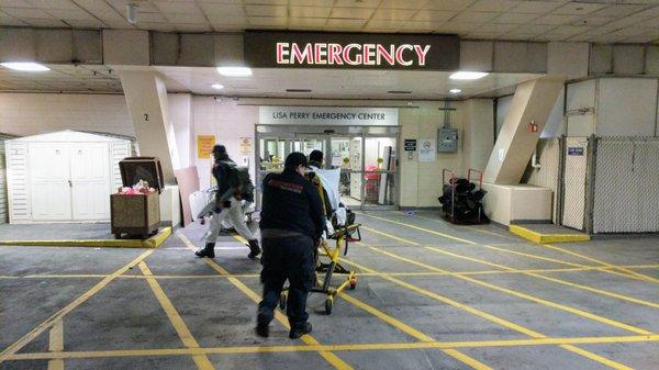 Quiet time at the hospital -- middle of the night.