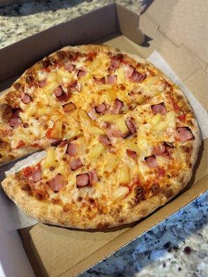 Delicious Hawaiian Pizza - Personal