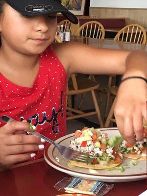 Homemade tostadas con ceviche, y aguachile!