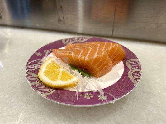 Salmon sashimi