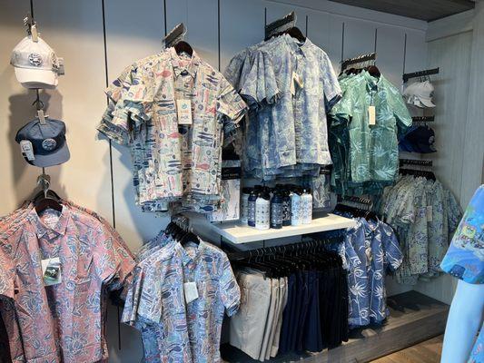 Alfred Shaheen Collection Display Men's Spring 2024 Collection