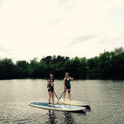 paddle boarding!