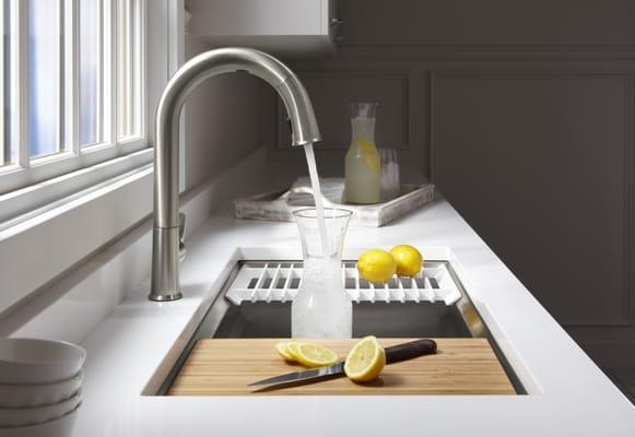 Take your kitchen sink's function to another level with the Prolific stainless steel sink from KOHLER.