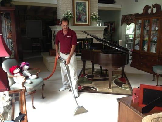 Kleentech Inc. carpet cleaning owner