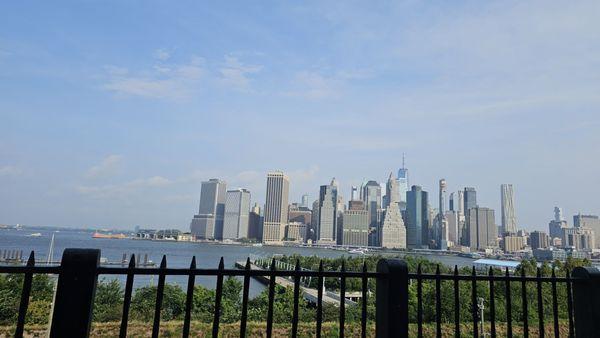 View of lower Manhattan