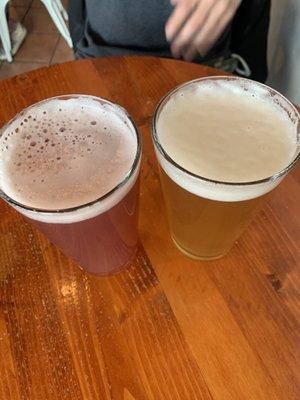 Blueberry sour and hazy beer