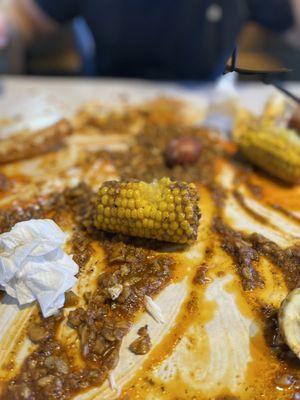 Corn on Cob in atomic sauce