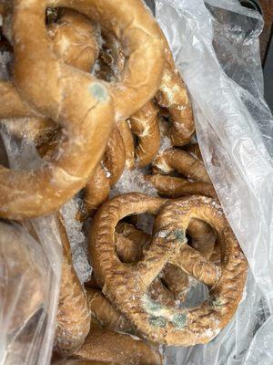 Moldy pretzels