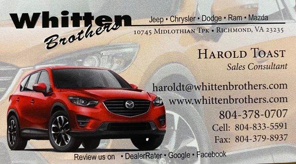 Whitten Brothers Chrysler Jeep Dodge Ram of Richmond