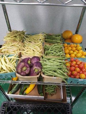 Fresh vegetables in season