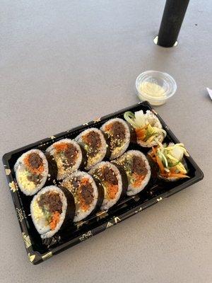 Spicy Beef Kimbap